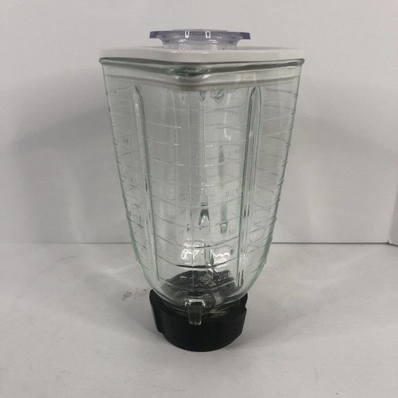 Vintage Oster Kitchen Center Blender Jar Glass Pitcher w/ Lid & Blade - Picture 4 of 5